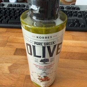 New Korres Pure Greek Olive Shower Gel Pomegranate 8.45 oz